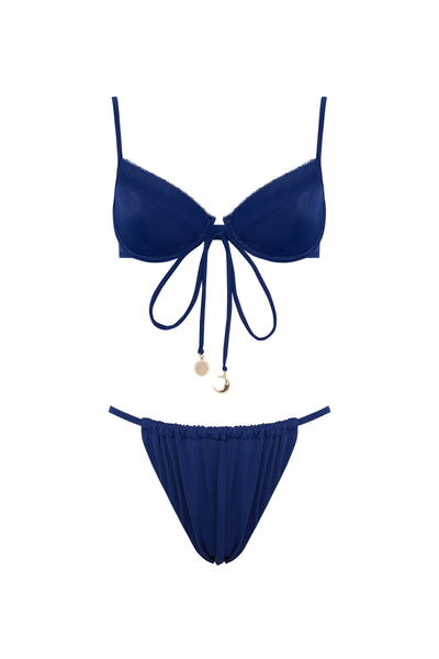 Cyra Bikini Set Navy Blue