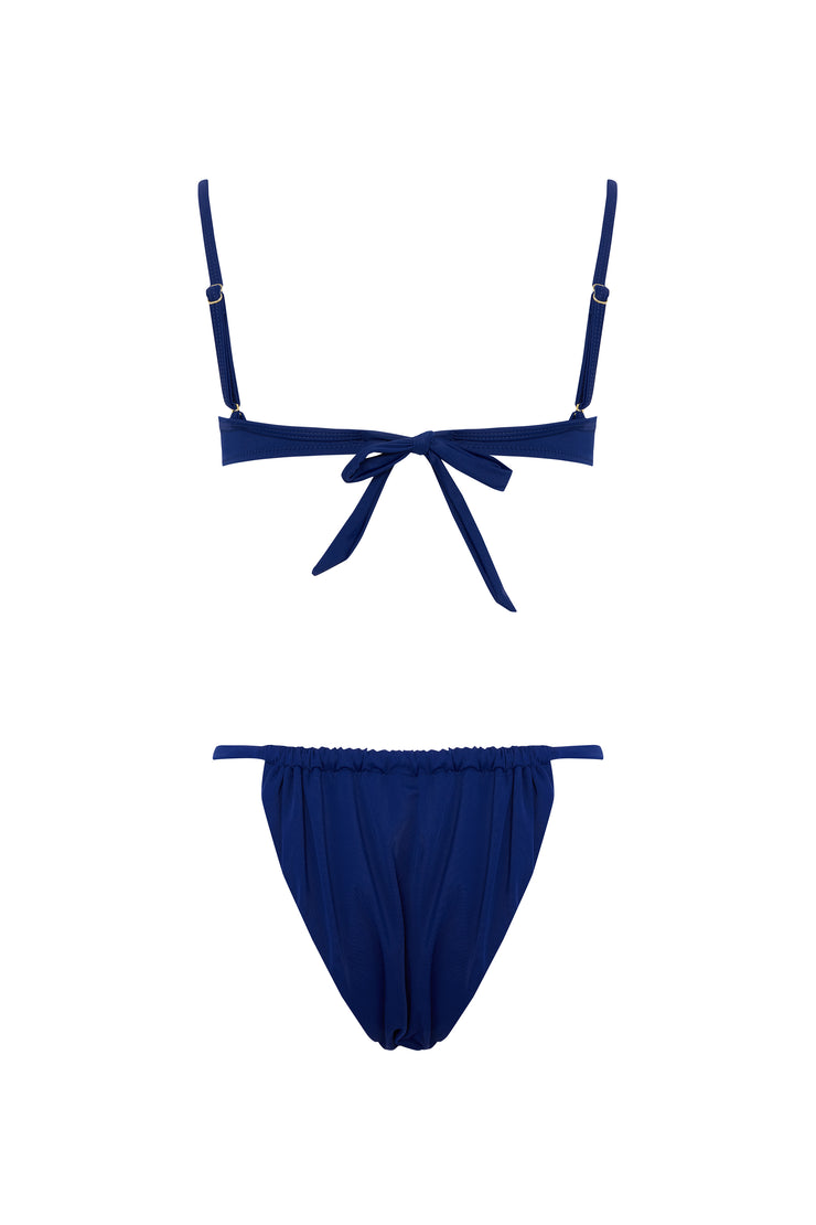 Cyra Bikini Set Navy Blue