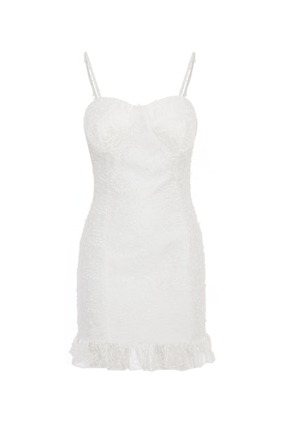 Touba Mini Dress White