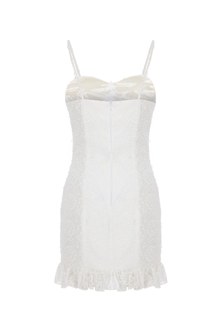 Touba Mini Dress White