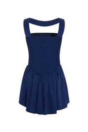 Beaufoy Mini Dress Navy Blue