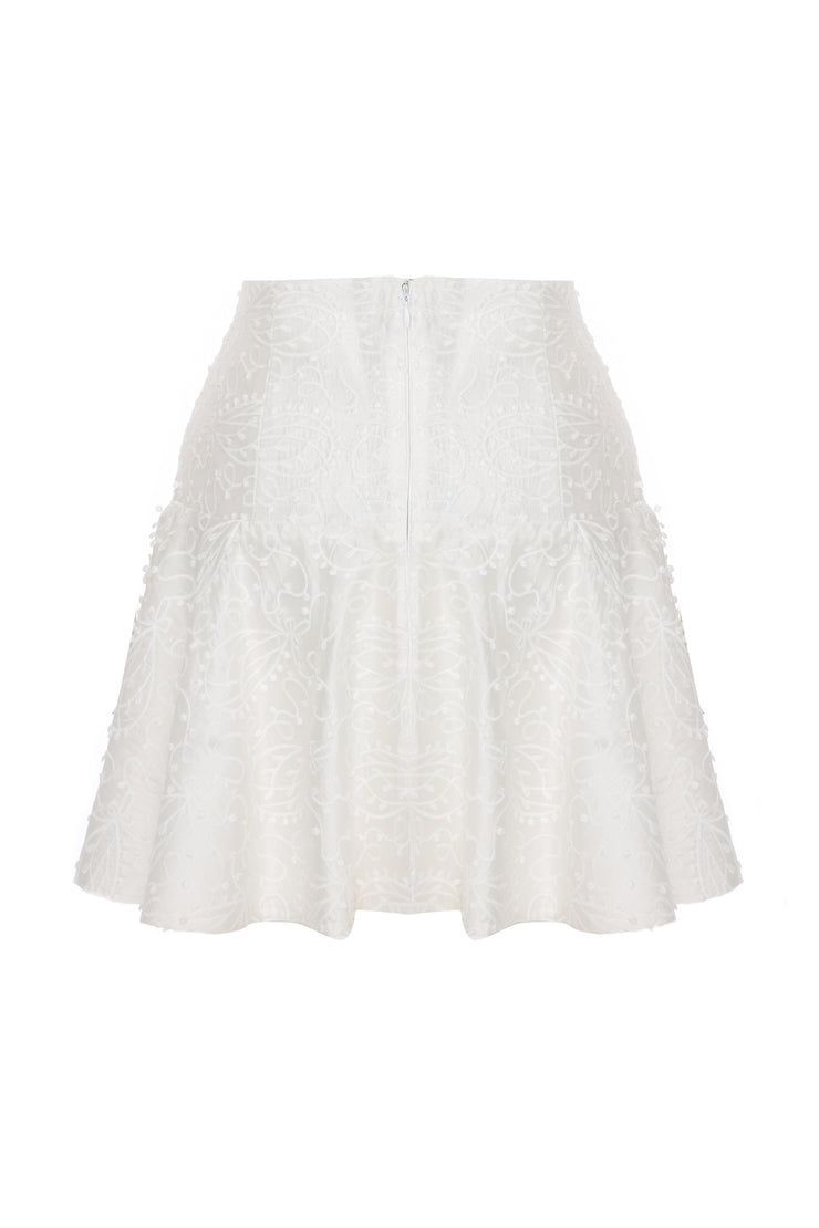 Houri Skirt White