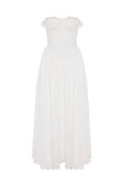 Jolene Midi Dress White