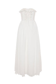 Jolene Midi Dress White