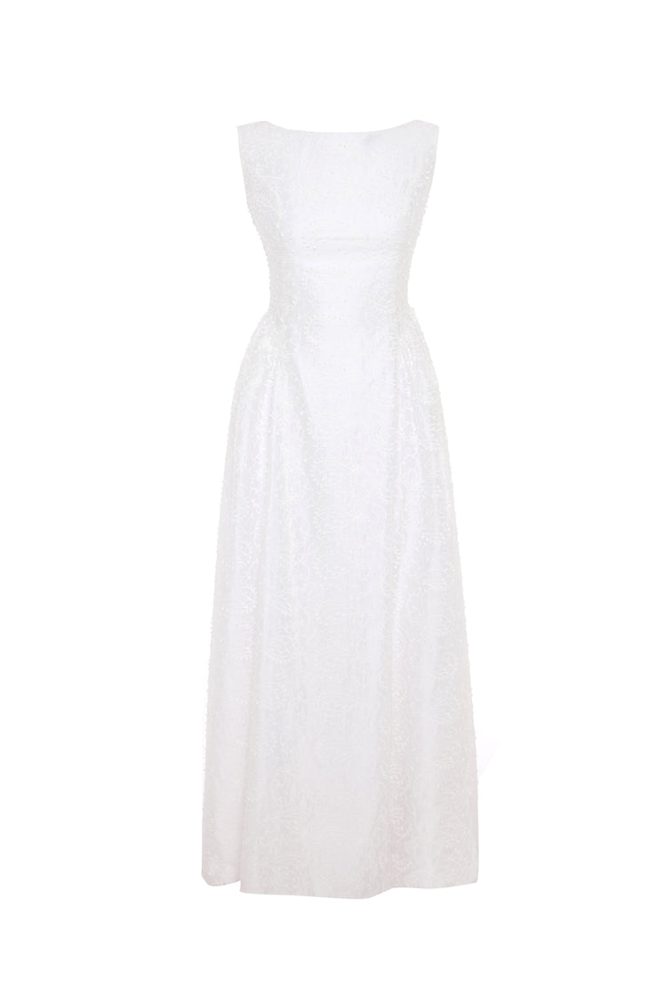 Dominique Maxi Dress White