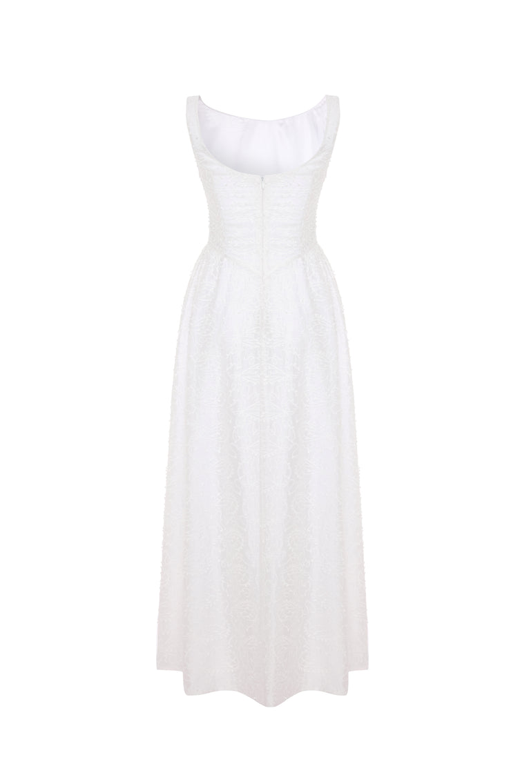 Dominique Maxi Dress White