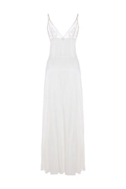 Zephyr Silk Maxi Dress White