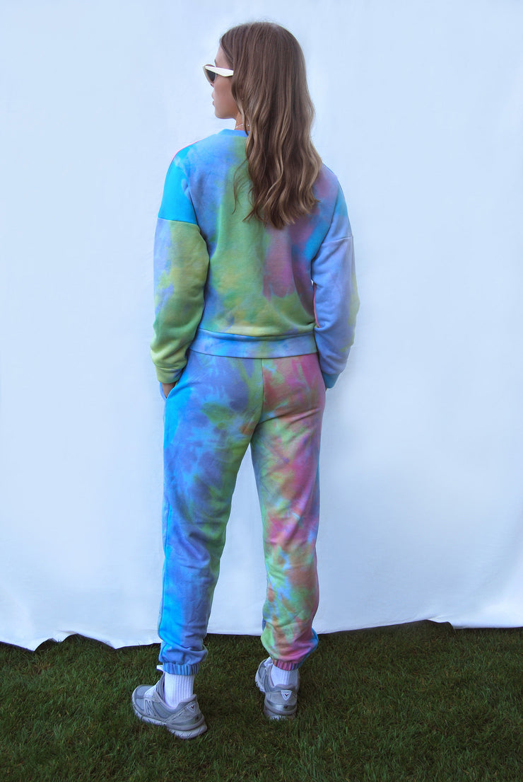 Tie Dye Jogger Blue