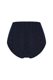 Blanc Cashmere Shorts Navy Blue