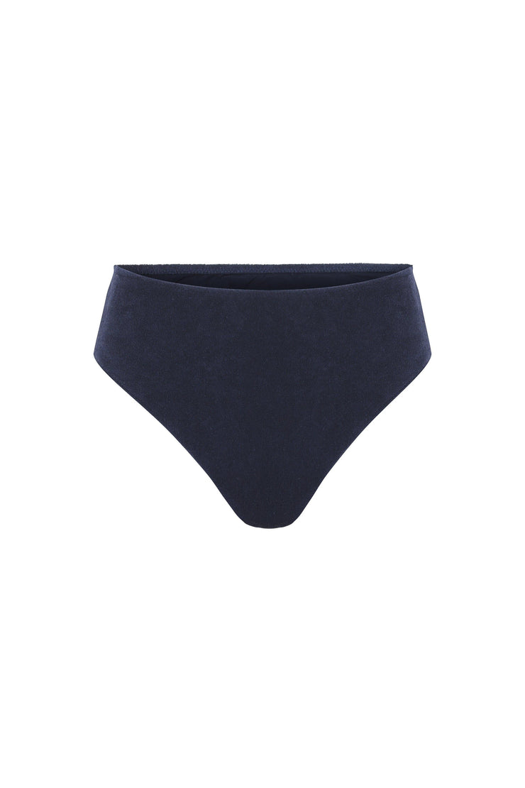 Atlas Terry Bikini Briefs Navy Blue