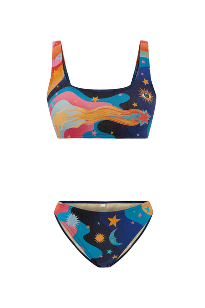 Kappa Glitter Tank Bikini Set Multi