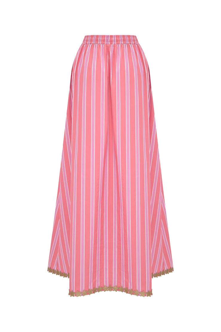 Maxi Skirt In Guava Star