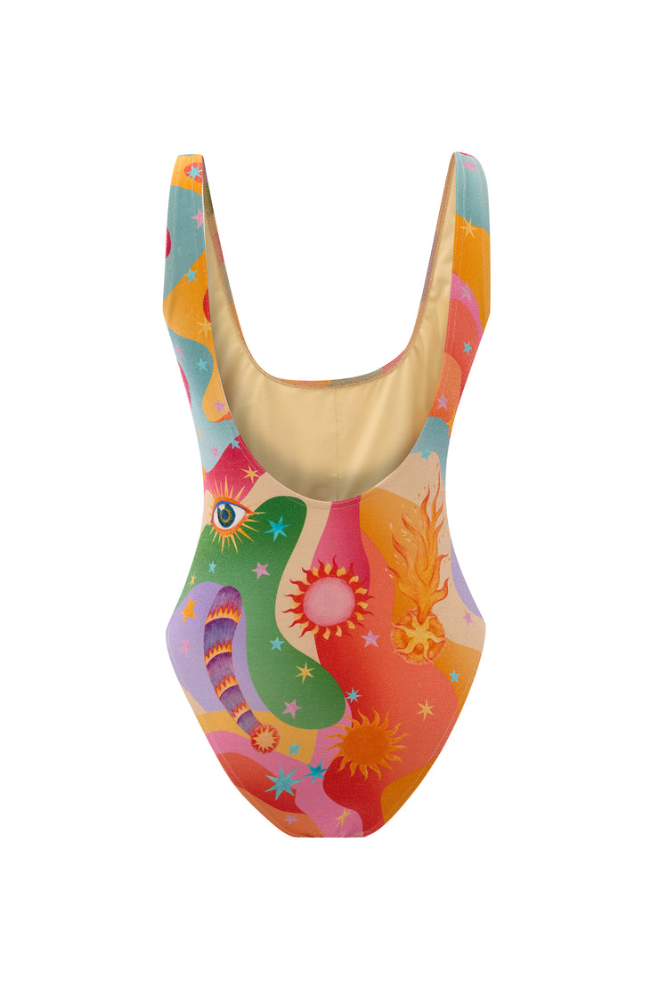 Celestia Glitter One Piece Multi