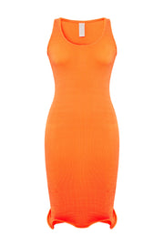 Luce Crinkle Dress Orange