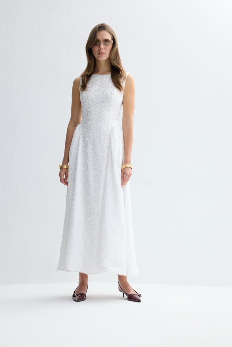 Dominique Maxi Dress White