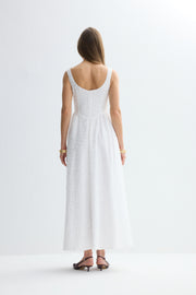 Dominique Maxi Dress White