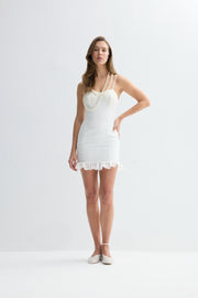 Touba Mini Dress White