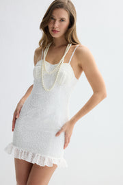 Touba Mini Dress White