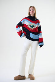 Avalanche Intarsia Knit Sweater