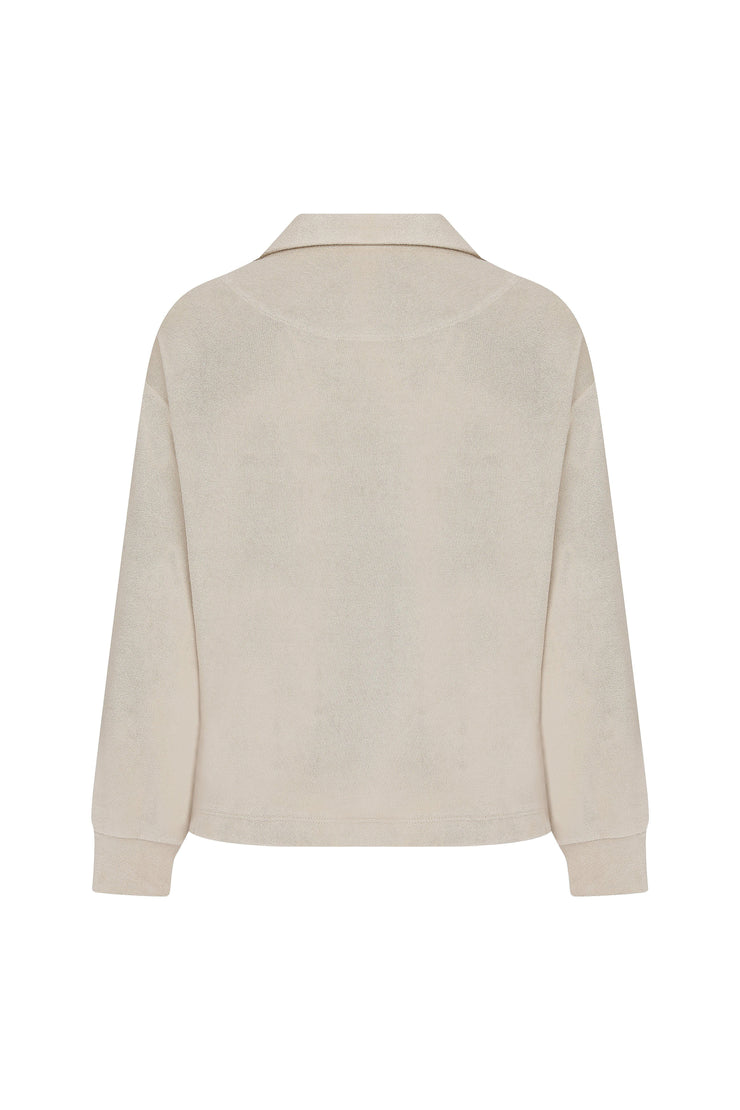 Gia Terry Sweatshirt Beige