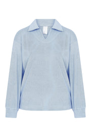 Gia Terry Sweatshirt Blue