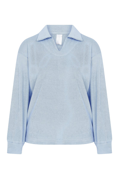 Gia Terry Sweatshirt Blue