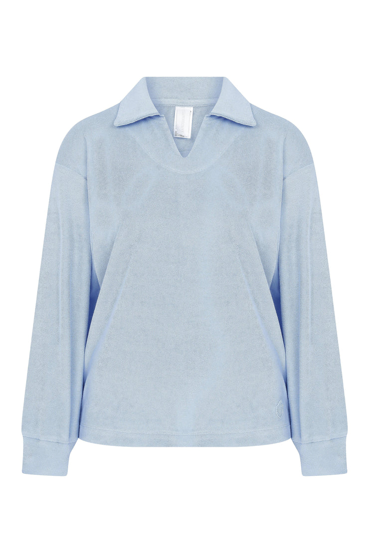 Gia Terry Sweatshirt Blue