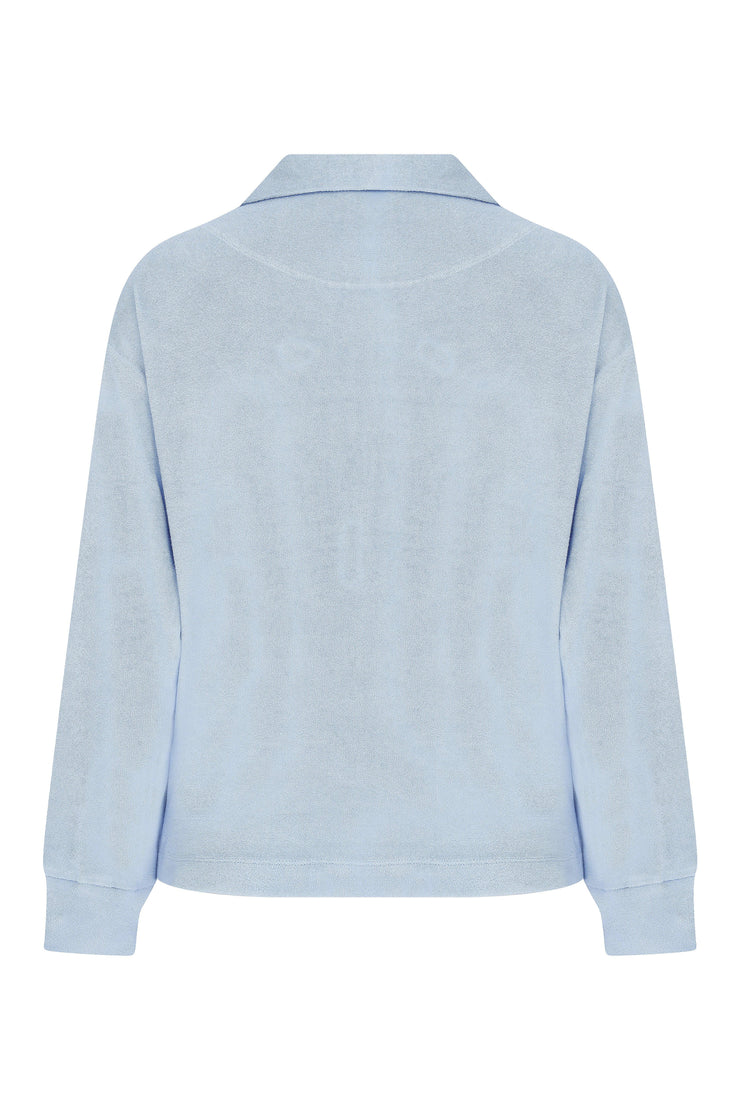 Gia Terry Sweatshirt Blue