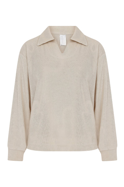 Gia Terry Sweatshirt Beige