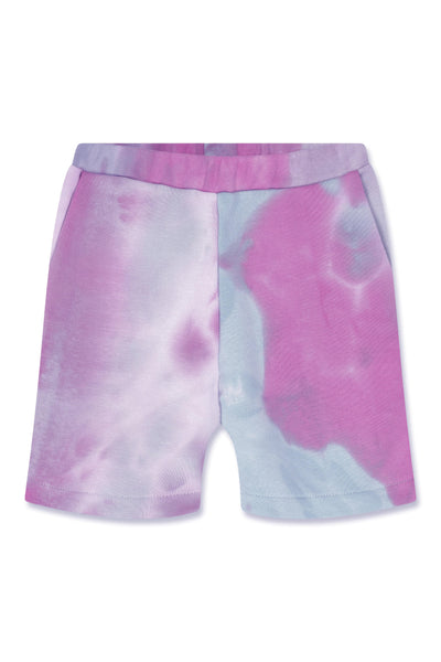 Kids Tie Dye Shorts Pink