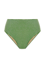 Peri Glitter Bikini Briefs Green  - Sandshaped