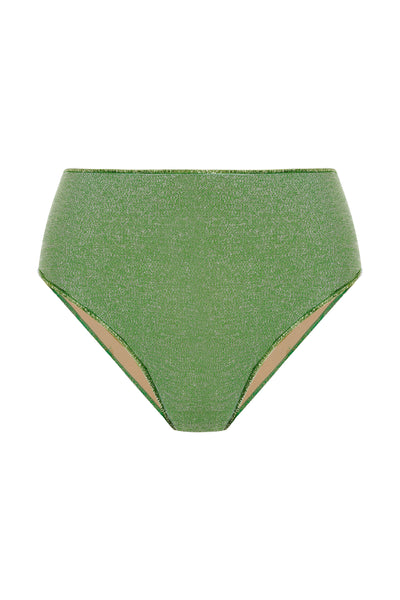 Peri Glitter Bikini Briefs Green  - Sandshaped